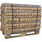 Dřevěné brikety válec EKO 10 kg na paletě