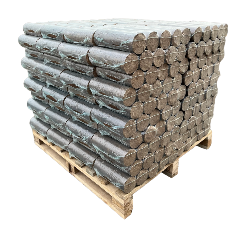 Dřevěné brikety VÁLEC HARD - 800 kg